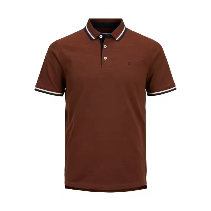 JACK&JONES 12136668 JJEPAULOS POLO SS NOOS Hombre Polo Camiseta Top TS Cuello 29226 - 1