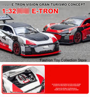 Coche De Juguete Aodi E-TRON De Escala 1:32 En Aleación Con Sonido Y Luz Vehículo De Retroceso Para Decoración De Juguetes Para Niños - details 3