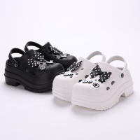 Sandalias Plataforma Gruesa Eva Para Mujer Verano Antideslizantes Zapatos De Jardín Clogs De Tapa Cerrada Para Playa Y Tierra - details 9