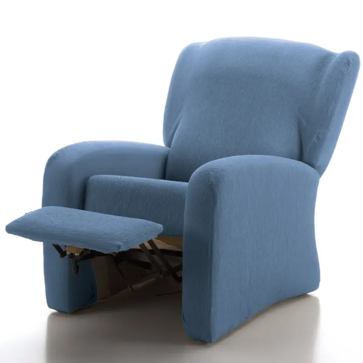 CAÑETE - Fundas Elásticas Sillón Relax Completo Adaptables - 4 Piezas - Marfil - 1