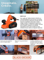 Black & Decker BEW712-QS Cepillo Eléctrico 710W, Velocidad 16.500 RPM, Profundidad de Corte 0-2mm, Anchura de Corte 82mm, Profundidad de Rebaje 11mm, Incluye Adaptador para Aspirador de Vaciado - details 0
