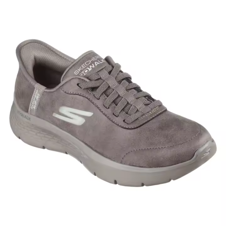 Deportivas Skechers Slip-Ins Go Walk Flex Fabricado En Polipiel/Piel Vegana Para Mujer En Color Marrón - 1