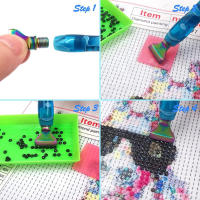 Lápiz De Perforación De Resina Para Pintura De Diamantes 5D Cabeza De Lápiz De Perforación Metálica Accesorios Para Bordado De Diamantes - details 8