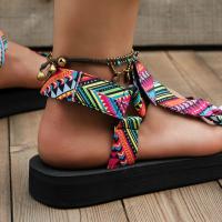 Sandalias De Verano Para Mujer Alpargatas Planas Con Cuerda De Lino Tallas Grandes Zapatos Casuales Para Playa Y Exterior - details 23