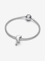 Pandora - Charm de Luna y Estrella del Norte - Plata de Lei - details 1