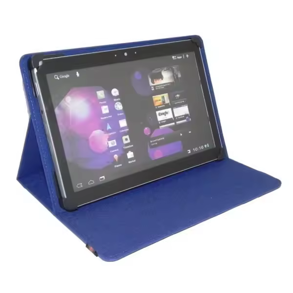 Funda Universal para 9-10 Pulgadas Tablet with Soporte (Comes with 4 tiras de Velcro móviles), Caja Protectora con Soporte para Pantalla Táctil de 9 "10,6" (9,7/10/10). 1/10.2/10.3/10.4/10.5/10.6/11 Pulgadas, tamaño Máximo: Longitud: 27CM. Ancho: 18 cm - 1