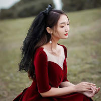 1PC Velocidad De Novia Negra Elegante Con Borde De Cinta De Tulle Accesorios Para Mujer Corta Para Bodas Fiestas Y Fotografía - details 7