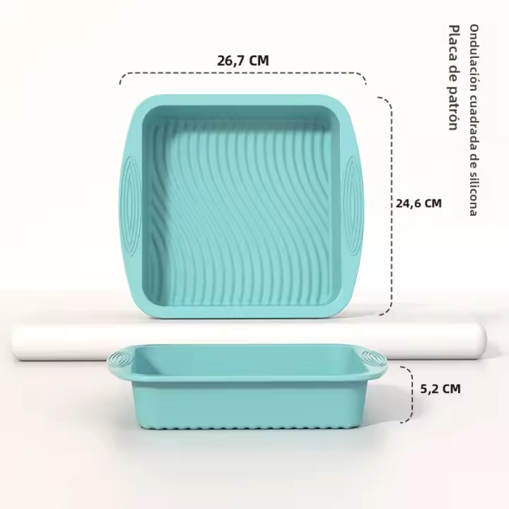 Molde Para Pastel 3D De Silicona Herramienta De Decoración DIY Para Hornear Pasteles Y Galletas Accesorios Para Airfryer - 1