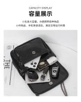 Bolso De Hombro Versátil Y Moderno Para Mujer Estilo Ligero Y Lujo Con Cadena Lingge Bolso De Bandolera Baguette Material De Poliéster - details 8