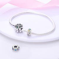 Encantos De Estrella Luminosa Platinados Para Pulsera Original Joyería DIY Simbolo Eterno Colgante De Amor Cadena De Seguridad Compatible Con Pulseras Originales - details 27