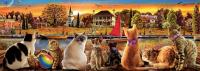 Eduvca Puzzle 1000 Piezas gatos en el embarcadero Educa 18001 - details 1