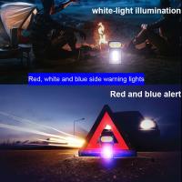 Mini Linterna Portátil COB Impermeable Recargable De Alta Intensidad Con Dos Fuente De Luz Para Camping Linterna Dual LED Y SMD Tipo-C Carga Rápida ABS De Alta Resistencia - details 3