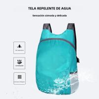 Mochila Ligera Plegable Y Plegable 15L Para Hombres Y Mujeres Bolsa De Deporte Y Viaje Mochila De Día Para Senderismo Material De Nylon - details 5