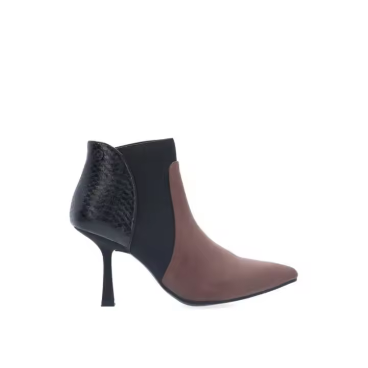 Botin Xti - Mujer - Tacón Alto - Modelo 140639 - Color Taupe - 1