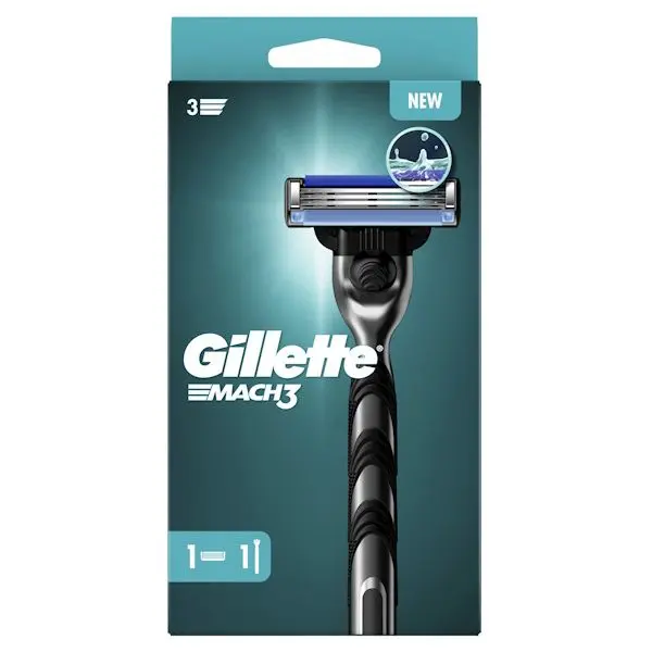 GILLETTE Mach3 Maquinilla de Afeitar  1 uds Maquinilla de Afeitar 3 Hojas - 1