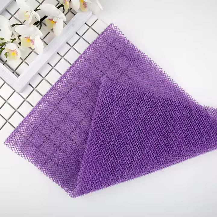 1pc Toalla Larga Para Espalda Exfoliador De Cuerpo Escobilla De Baño Para Uso En Ducha Y Baño Accesorio De Baño Para Todas Las Géneros - 1
