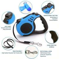 Dispositivo De Tracción Para Mascotas Automático Con Cuerda De Nylon Estampada Como Hueso Para Caminar Con Perros Tipo De Collarín Para Cachorros - details 1