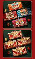 12pcs HongBao Envolventes Rojos Para Año Nuevo Chino 2024 Año Del Dragón Año Nuevo 2025 Suministros De Bolsillo De Serpiente Sortilegio Color Rojo Tamaño Estándar - details 28