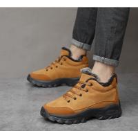 Botas De Nieve Para Hombre Invierno Con Pelo De Zorro Zapatos Deportivos Al Aire Libre 2023 Nuevo Calzado Cálido Para Hombre Botines Botas Hombre - details 12