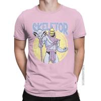 Camiseta De Algodón 100% Para Hombre He-Man Y Los Maestros Del Universo Skeletor Vintage Estilo Clásico Cuello Redondo - details 8