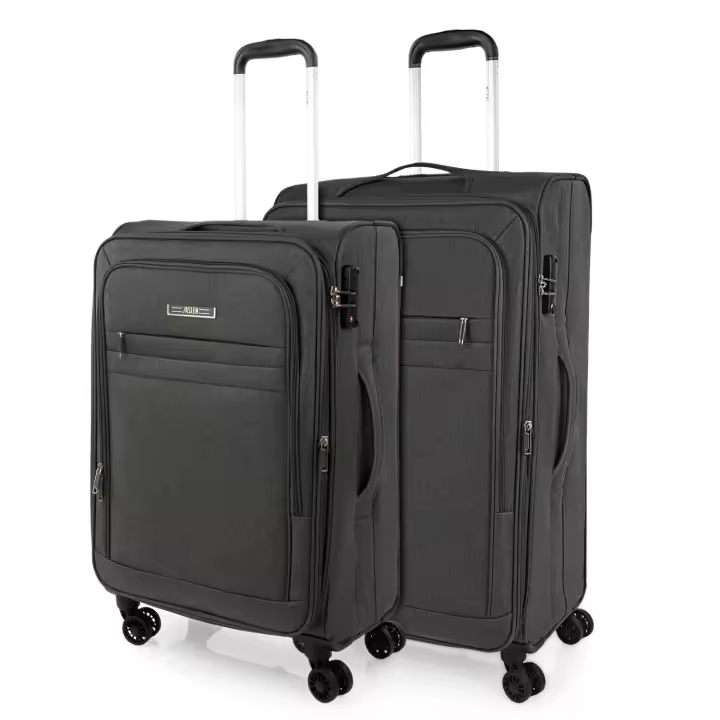 Jaslen - Juego Maletas De Viaje. Set Maletas De Viaje. Maleta Grande, Maleta Mediana Con Ruedas. Material EVA Resistente Y Ligera. Candado Combinación  101116 - 1