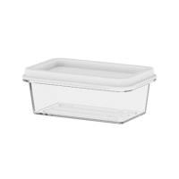 Caja De Almacenamiento De Alimentos Para Nevera Con Tapa De Plástico Acero Inoxidable Y Plástico Para Mariscos Frutas Verduras Caja De Picnic Moderna - details 43