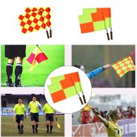 Bandera De Fútbol Para Arbitro Impermeable Equipamiento De Juego Deportivo Profesional Fair Play Bandera De Línea Para Partidos De Fútbol - details 3
