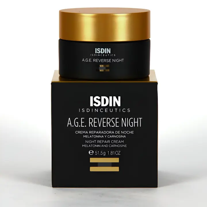 Isdin Isdinceutics AGE Reverse Night 50g - Crema Noche Anti-Edad para Rejuvenecer y Revitalizar la Piel - 1