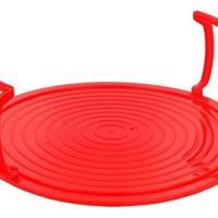 Heat & Eat-Bandeja multiusos para microondas, color rojo, 24x24x3 cm - details 1