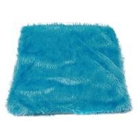 Funda De Cojín Suave De Peluche 41x41cm Color Sólido Cálido Para Sala De Estar Y Dormitorio Decoración De Sofá Removible Y Lavable - details 11