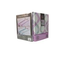 Mercatienda.es Sábanas cama verano-Suaves y Económicas de Microfibra Anti-perli - Pionias Malva. - details 4