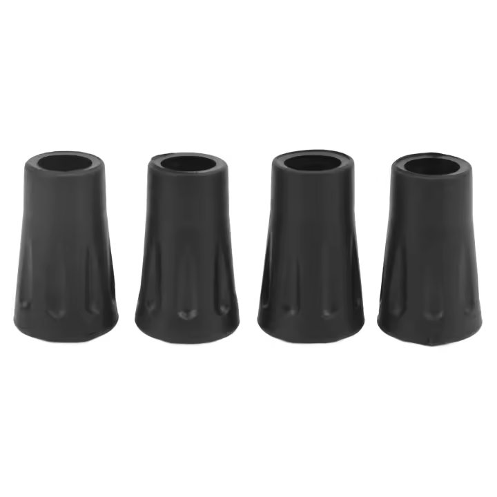 Puntas De Bastón De Trekking De Goma Reemplazo Para Pares De Bastones De Senderismo Con Diámetro De Agujero De 12mm Protecciones Para Puntas De Bastón De Trekking - 1
