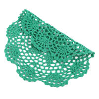 Mantelillo Redondo De 20cm Para Mesa De Navidad Hecho a Mano Con Lámina De Taza De Té Y Café Manteles De Algodón Y Poliéster Estilo Moderno - details 3