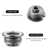 Adaptador De Gas Butano Para Estufa De Camping Accesorios De Cocina Al Aire Libre Conector De Tubo De Aluminio Para Convertir Estufa Doble - details 4