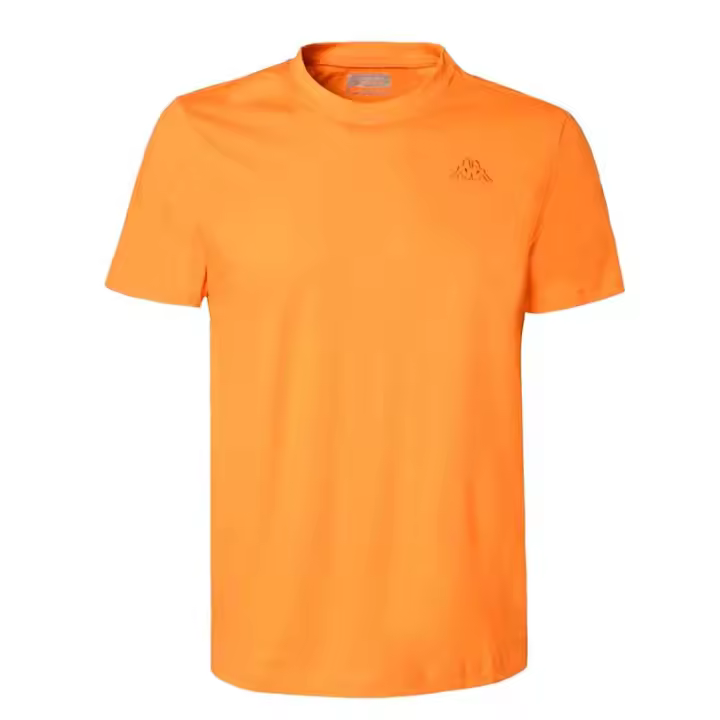 KAPPA manga corta HOMBRE verano CAFERS SLIM CAMISETA NARANJA - 1