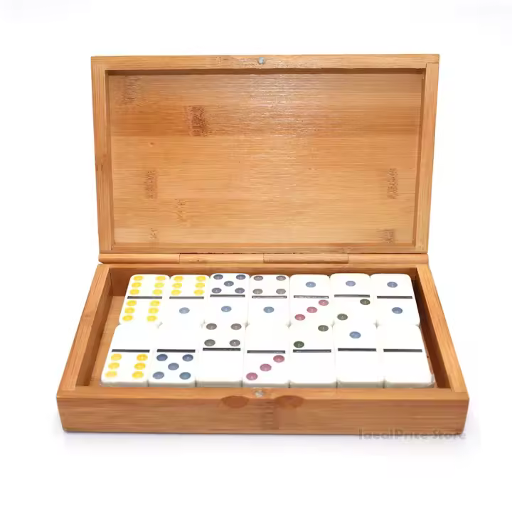 DISTRIBUX Domino 28 Fichas Juego Tradicional Juego de Mesa Desarrollo de Habilidades Cognitivas - 1