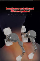 Masajeador eléctrico de cuello y hombros para el dolor Espinal, compresa caliente, masaje calmante, relajación muscular del cuello, chal de masaje - details 7