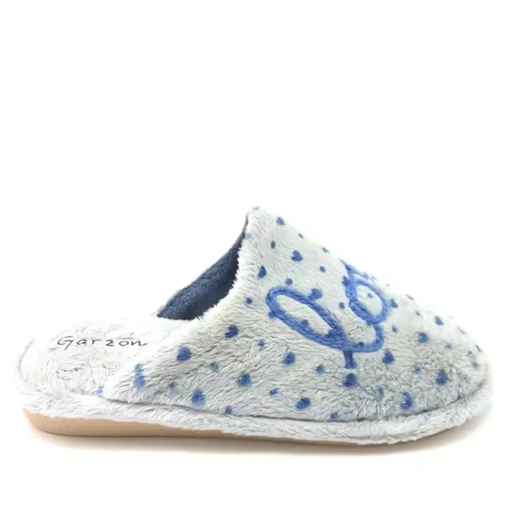 Garzón Zapatilla Mujer Casa 272 LOVE Gris - 1