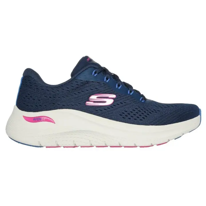 Skechers 150051 Zapatillas deportivas Arch Fit 2.0 - Big League para mujer en azul marino de piel vegana - 1