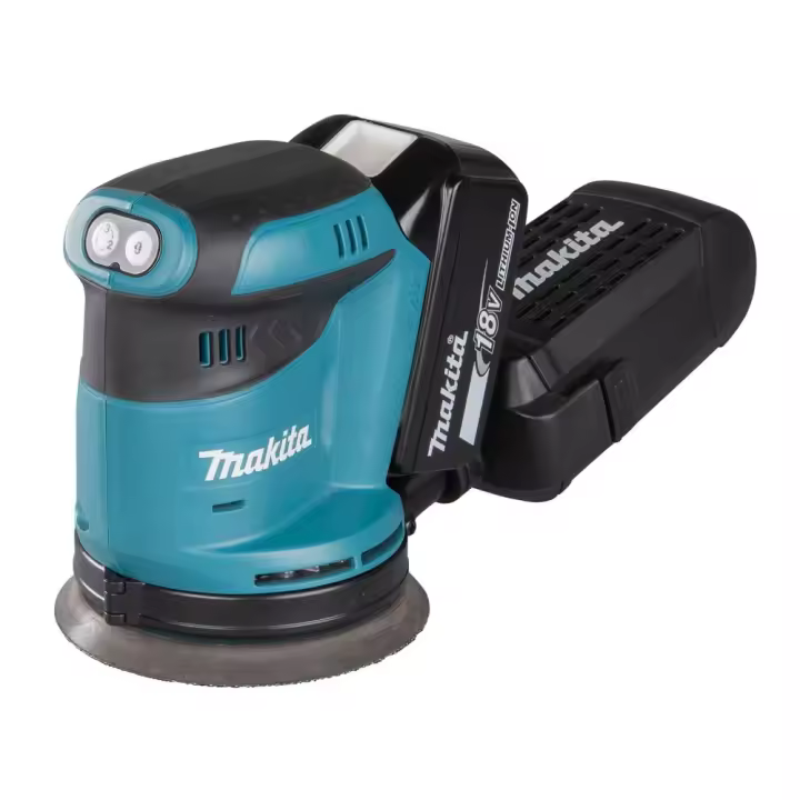 MAKITA DBO180RFE Lijadora Rotorbital 18V LXT 125mm 3Ah 2 bat. Velcro - 1