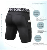 2024 mallas cortas de compresión para correr para hombre, mallas deportivas de secado rápido para gimnasio, pantalones cortos para correr, ropa interior masculina, pantalones cortos deportivos - details 5