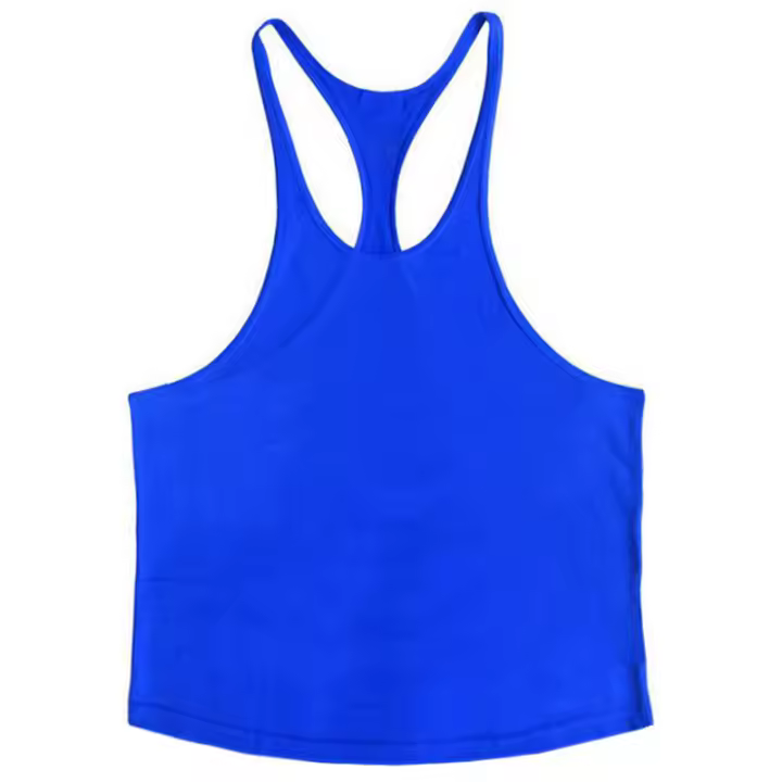 Gym stringer tank top fitness men musculation vest bodybuilding clothing print undershirt solid tank tops - 1