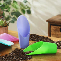 Juego De Herramientas Para Jardín Con Tazas De Suculentas Plásticas Cucharas Y Shovelitos Colores Micro Paisajes Plantas Verdes En Macetas - details 2