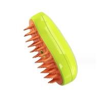 Cepillo De Vapor Eléctrico Para Gatos 3 En 1 Con Masaje Y Eliminador De Pelos De Silicona Suave Cepillo De Belleza Para Mascotas - details 3