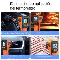 Termómetro Infrarrojo Digital No Contacto Láser Medidor De Temperatura Higrómetro Imager Sensor IR Termómetro -50~600°C - details 6