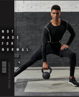 Pantalones De Compresión VANSYDICAL Para Hombre Con Cinturón Elástico Y Rayas Reflectantes Tights De Running Y Gimnasio - details 2