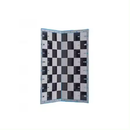 TABLERO AJEDREZ 33 CM PLEGABLE -INCLUYE FICHAS- SOFTEE - 1