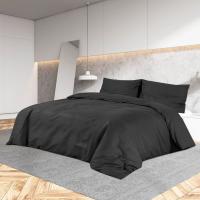 vidaXL Juego de Funda Nórdica Microfibra Ligera 200x220 cm Cama Color Antracita,  Azul,  Blanco y mas - details 5