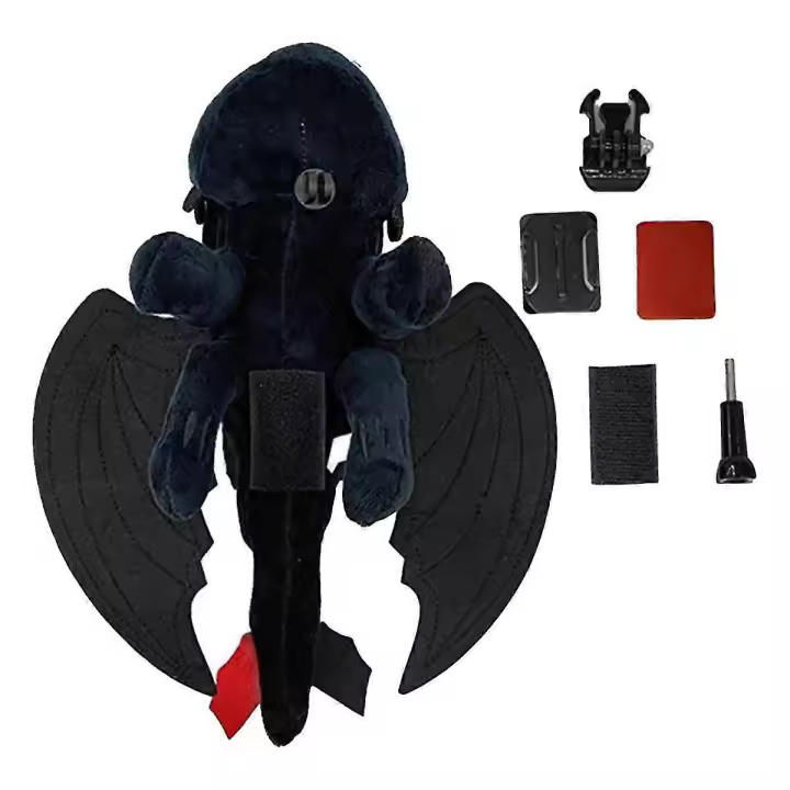 Cómo desarrollar a su Dragón desdentado Little Flying Dragon muñeca decoración motorbike helmet de Liberación - 1