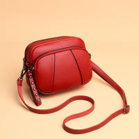 Bolso De Hombro Crossbody Para Mujer En PU Suave Con Cierre De Cremallera Y Detalles De Acero Inoxidable Estilo Fashion Solid Color - details 4